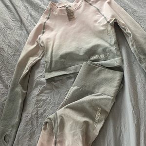 Gym Shark workout apparel.